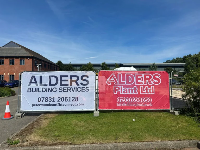 Heras Fence Banner Printing Leicester