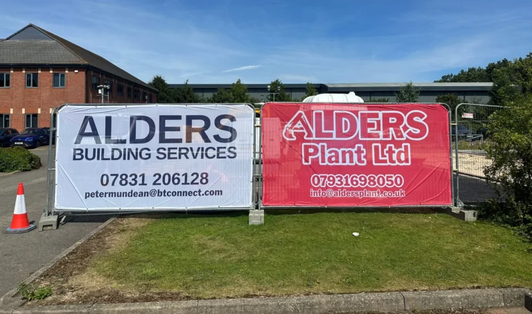 Home - Leicester Signwriter and Vehicle Graphics Specialists 5 Heras Fence Banner Printing Leicester