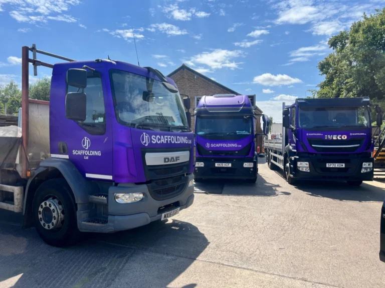 full wrap on 3 trucks Leicester